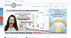 Desktop Screenshot of humandesign.info