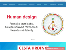 Tablet Screenshot of humandesign.cz